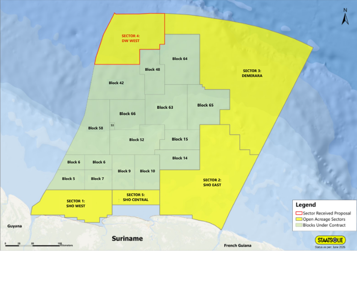 Announcement Open-Door Offering: Proposal received in Sector 4 DW WEST